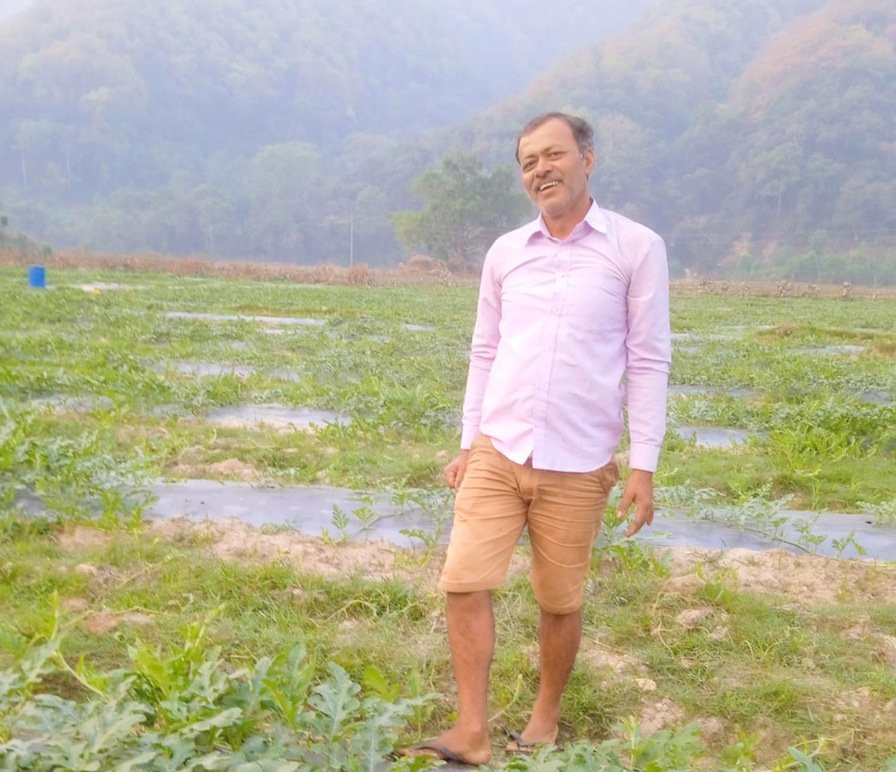 पाेखराकाे तिखेढुङ्गामा लाेभलाग्दाे खरबुजा खेती