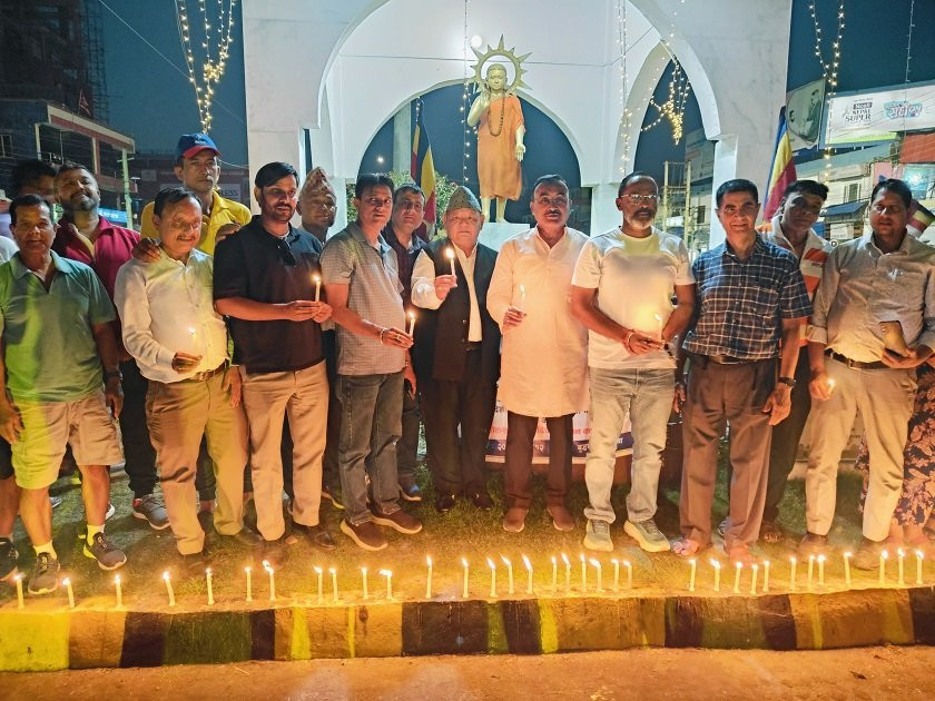 जम्मु कश्मीरकाे पहलगाम घटना : भैरहवामा शोकसभा र दीप प्रज्वलन
