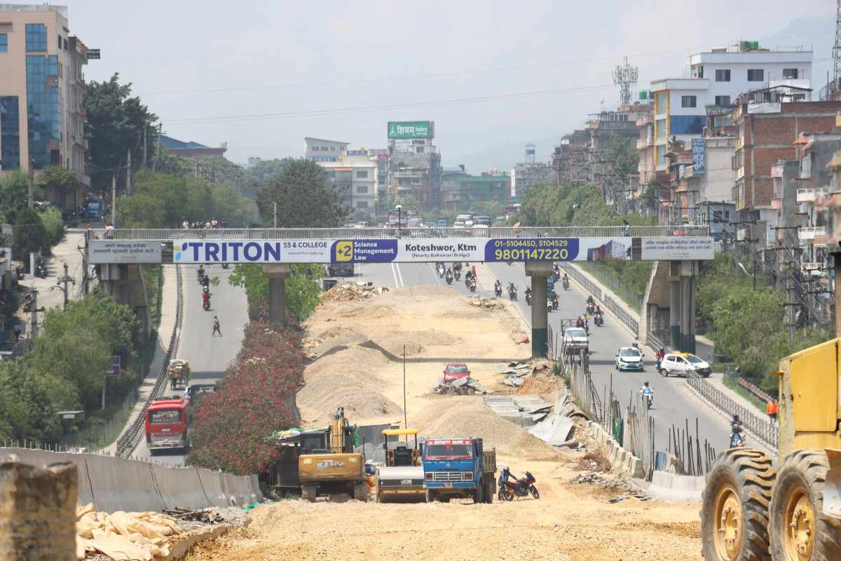 जेठ अन्तिमसम्ममा फ्लाइओभर निर्माण पूरा हुन्छः पूर्वाधार मन्त्री दाहाल
