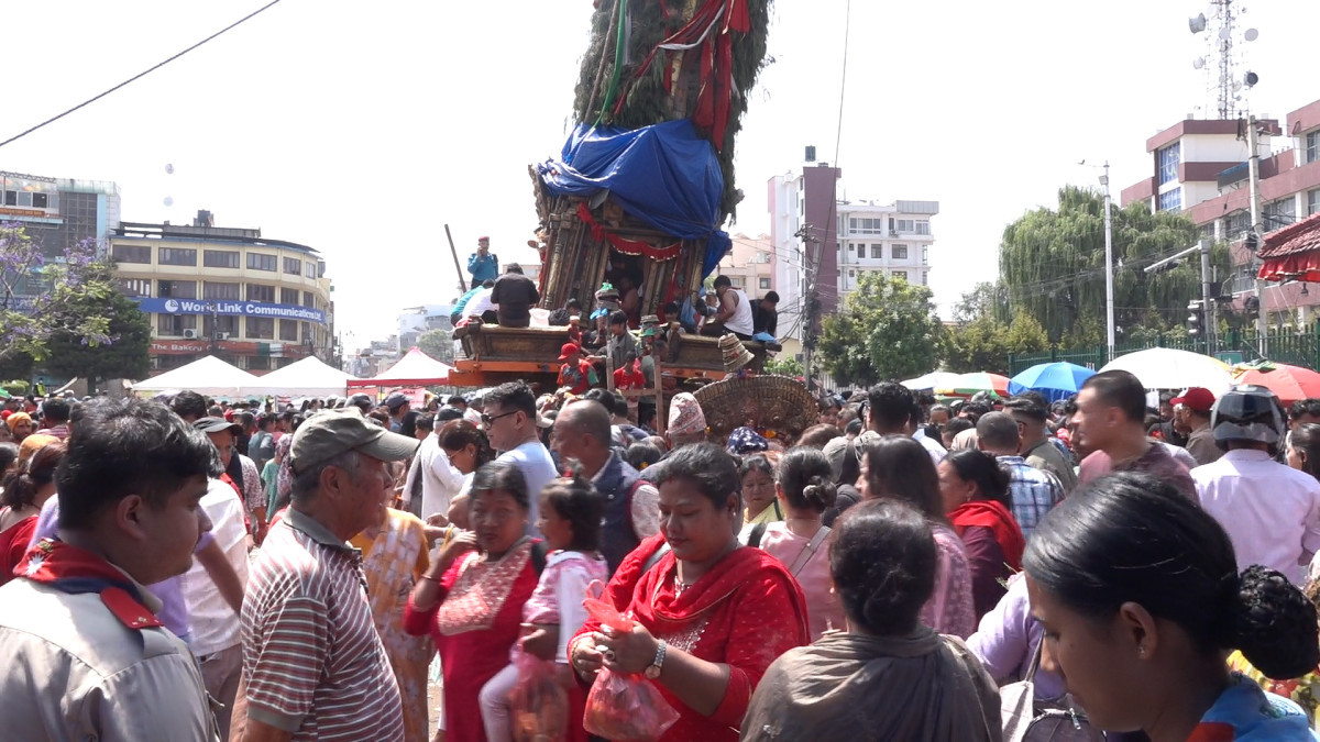 रातो मत्स्येन्द्रनाथको  भोटो आज प्रदर्शन गरिँदै