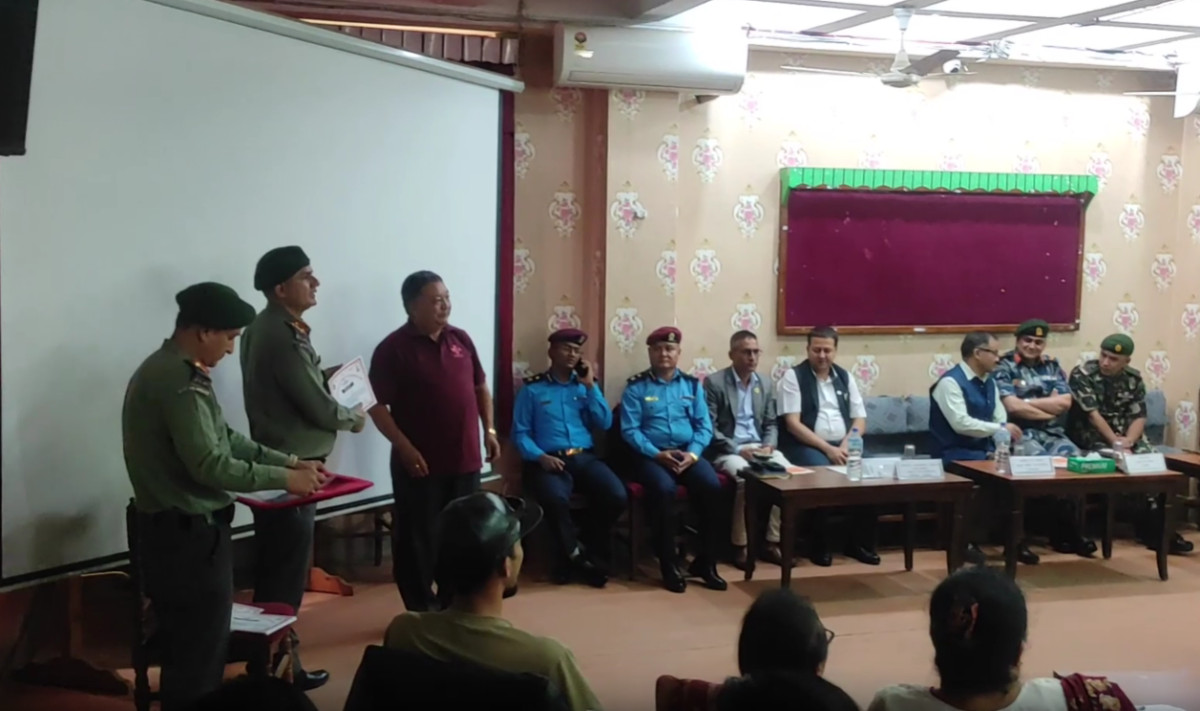 बनेपामा तीन दिने विपद् अनुशिक्षण तालिम सम्पन्न