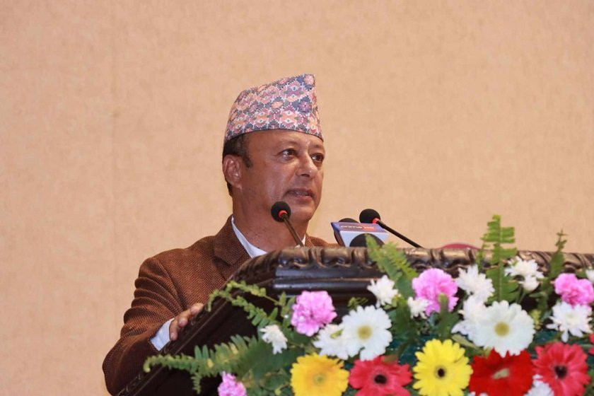 ऊर्जामन्त्री खड्काद्वारा ऊर्जामन्त्रीस्तरीय बैठकलाई सम्बोधन