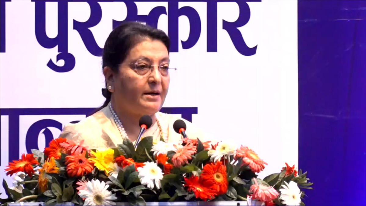 राजनीतिमा थकाई भन्ने शब्द हुँदैन, सुखी जनता र समृद्ध नेपालको दायित्व पूरा गर्न राजनीतिमा फर्किएकी छुः विद्यादेवी भण्डारी