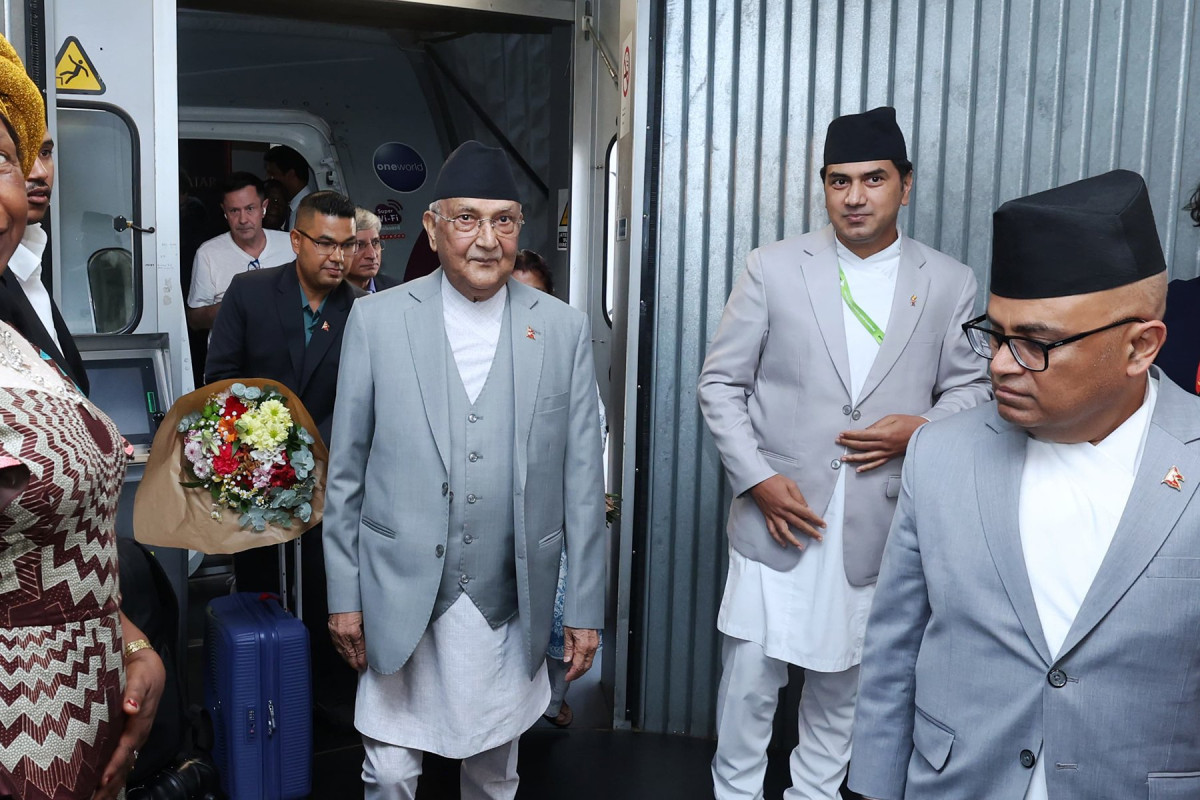 प्रधानमन्त्री ओली स्पेनका नरेशद्वारा आयोजित रात्रिभोजमा सहभागी