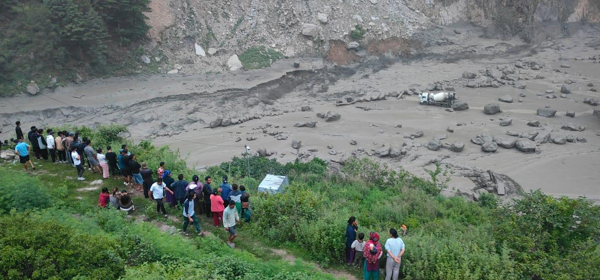रसुवा बाढीकाे क्षतिमा ९८ करोड ५९ लाख बीमा दाबी