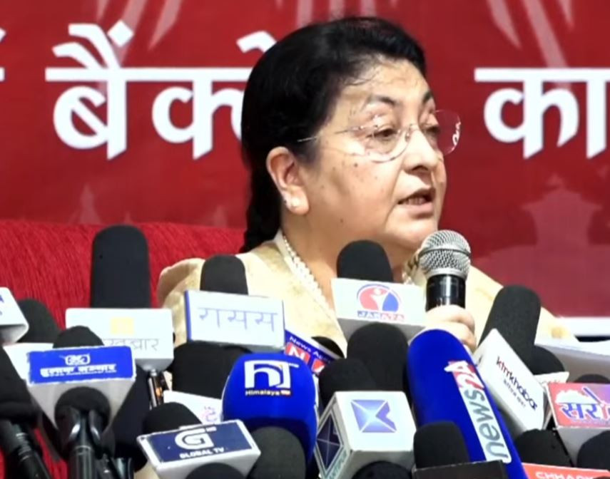 पार्टी निर्माणमा सहभागी हुन एमाले कार्यकर्तासमक्ष भण्डारीको आब्हान