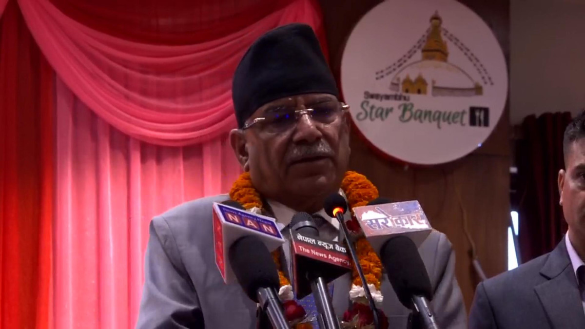 काँग्रेस-एमालेमा वैचारिक, राजनीतिक, सांगठनिक र नेतृत्वको संकट छः अध्यक्ष दाहाल