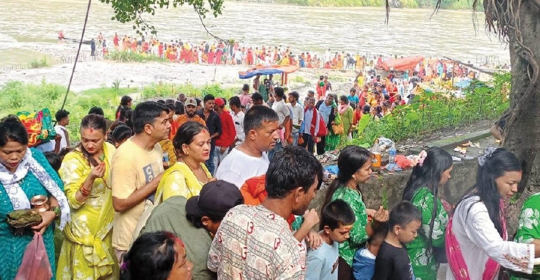 साउनको दोस्रो सोमबार, देवघाटमा भक्तजनको घुइँचो