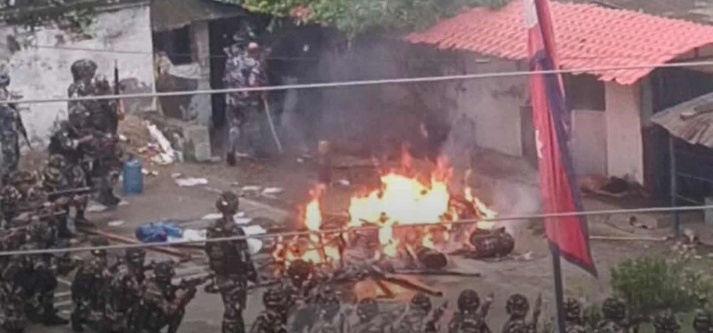 बाँके जेलमा कैदीबन्दीले लगाए आगो, स्थिति तनावग्रस्त