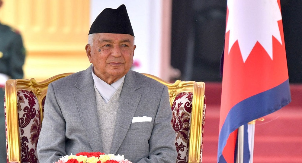 राष्ट्रपति पौडेल महाराजगन्जस्थित मनमोहन अस्पताल भर्ना