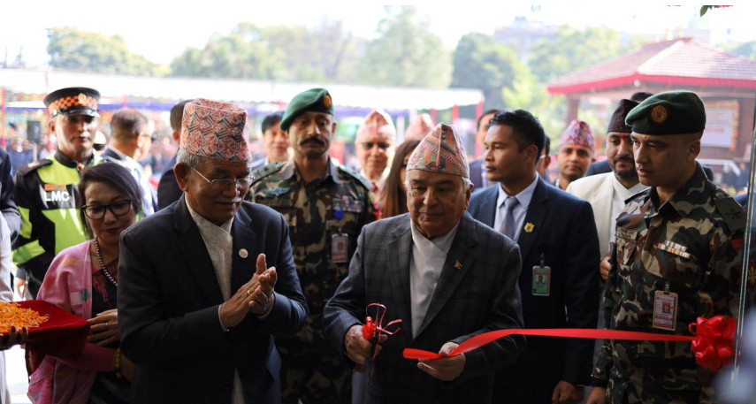 राष्ट्रपतिद्वारा ललितपुर महानगरपालिकाको प्रशासनिक भवन उद्घाटन