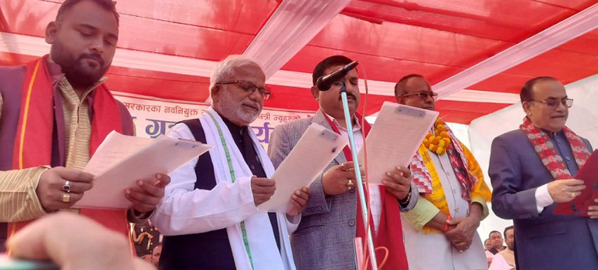 मधेस प्रदेशमा मन्त्रीमण्डल विस्तार, ३ मन्त्रीले लिए शपथ