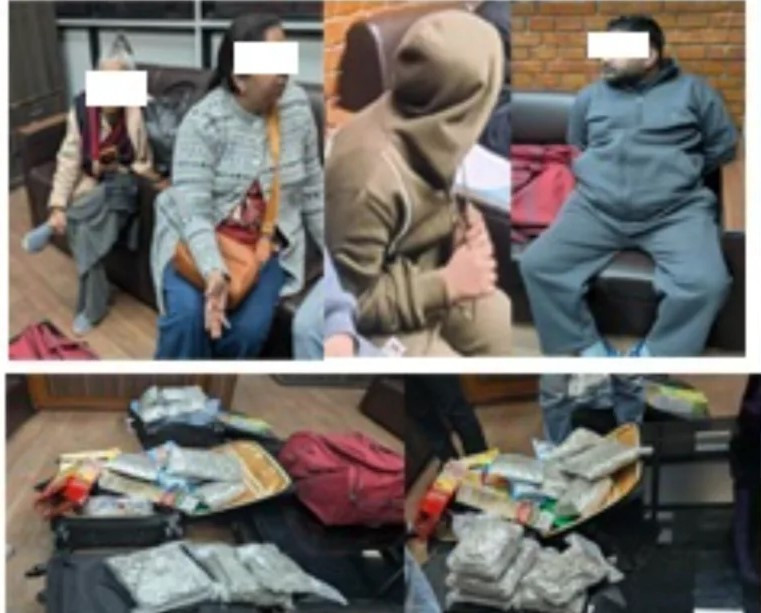 त्रिभुवन अन्तर्राष्ट्रिय विमानस्थलबाट गाँजासहित चार भारतीय नागरिक पक्राउ