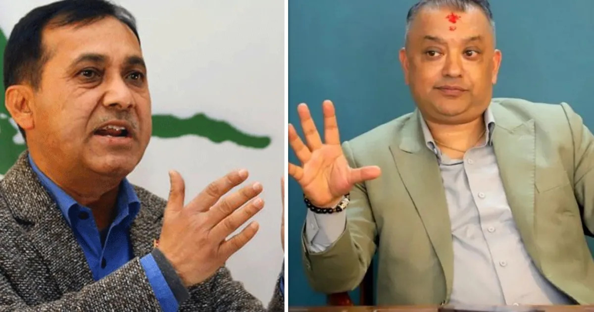 महामन्त्रीद्वय थापा र शर्माले संस्थापन पक्षका २५ जना नेतासँग भने पार्टी विभाजनतिर लाग्दैनाैं