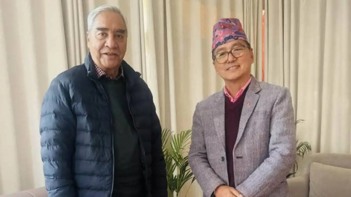सभापति देउवा र राप्रपा अध्यक्ष लिङ्देनबीच भेटवार्ता