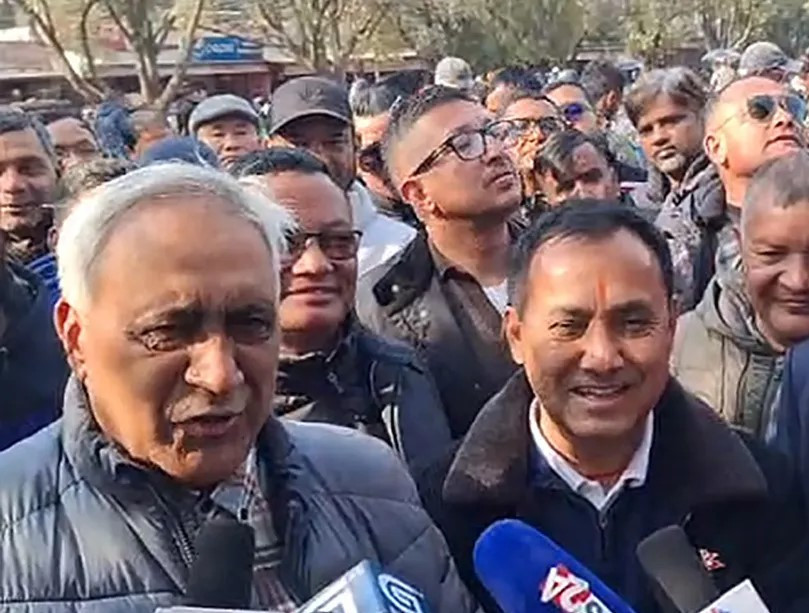 कांग्रेस महामन्त्री विश्वप्रकाश शर्मा विशेष महाधिवेशनस्थल पुगे