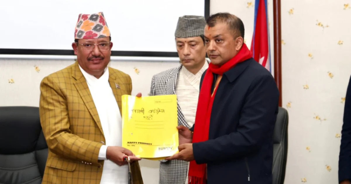 निर्वाचन आयोगले गगन थापा नेतृत्वको कांग्रेस केन्द्रीय कार्यसमितिलाई आधिकारिकता दियो