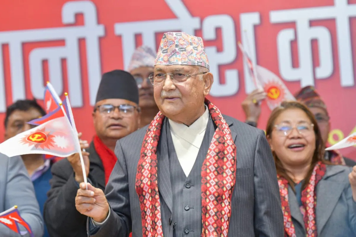 देशलाई आगो लगाउने शक्तिलाई निर्वाचनमा पराजित गर्नुपर्छ’ : अध्यक्ष ओली