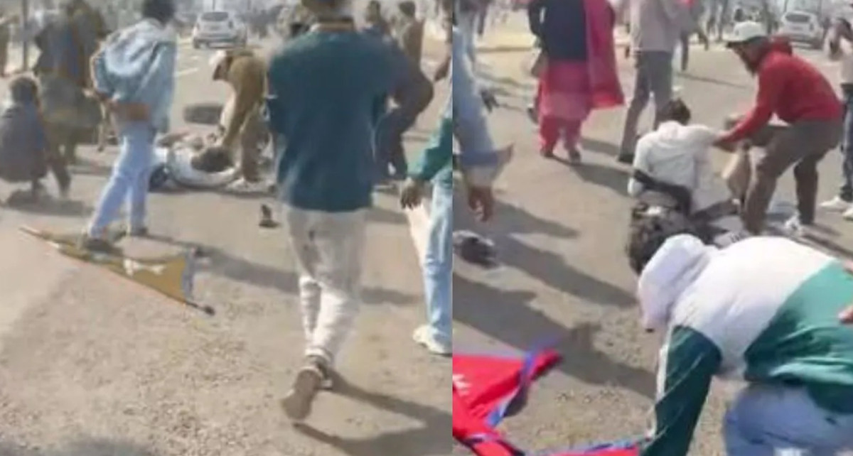 नेपालगञ्जमा बालेनका समर्थक सवार गाडीबाट खस्दा ५ जना घाइते
