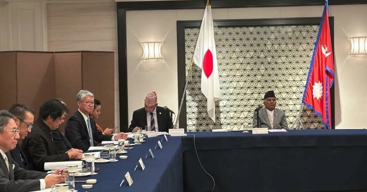 राष्ट्रपति पौडेलद्वारा जापानी व्यापारिक समुदायलाई नेपालमा लगानी गर्न आह्वान