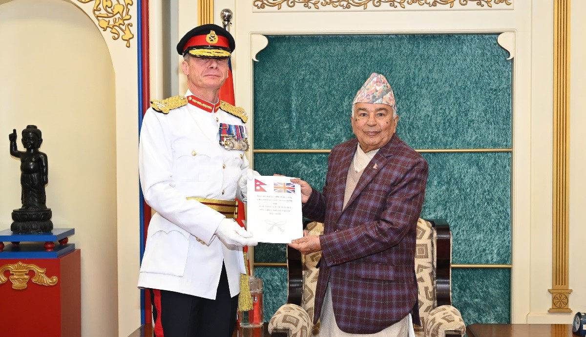 नेपाल–बेलायत सम्बन्ध सुदृढ बनाउन गोर्खा विग्रेडको योगदान महत्त्वपूर्ण : राष्ट्रपति पौडेल