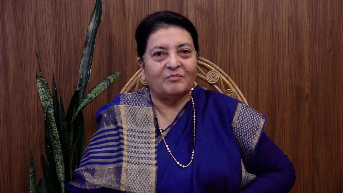 वार्ता र कूटनीतिमार्फत समस्या समाधान गर्न विश्व समुदायलाई पूर्वराष्ट्रपति भण्डारीको आग्रह