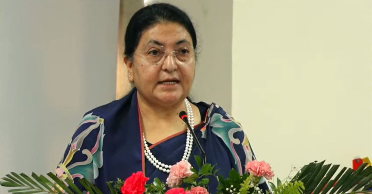 राजनीतिक परिवर्तनमा भूमिगत राजनीति गरेका महिलाहरूको योगदान अतुलनीयः पूर्वराष्ट्रपति भण्डारी