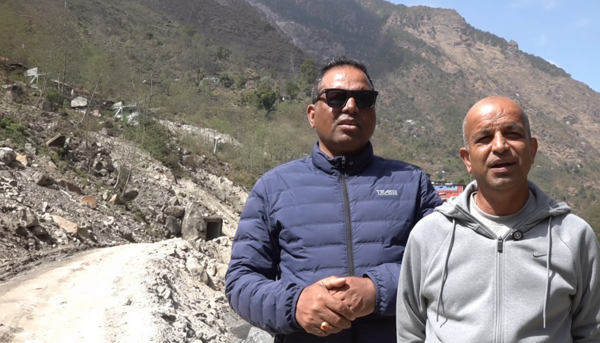 ४७ करोड लागतमा कोदारीको पहिरो नियन्त्रण सुरु, २ सय ५० घरधुरी जोखिममुक्त हुँदै