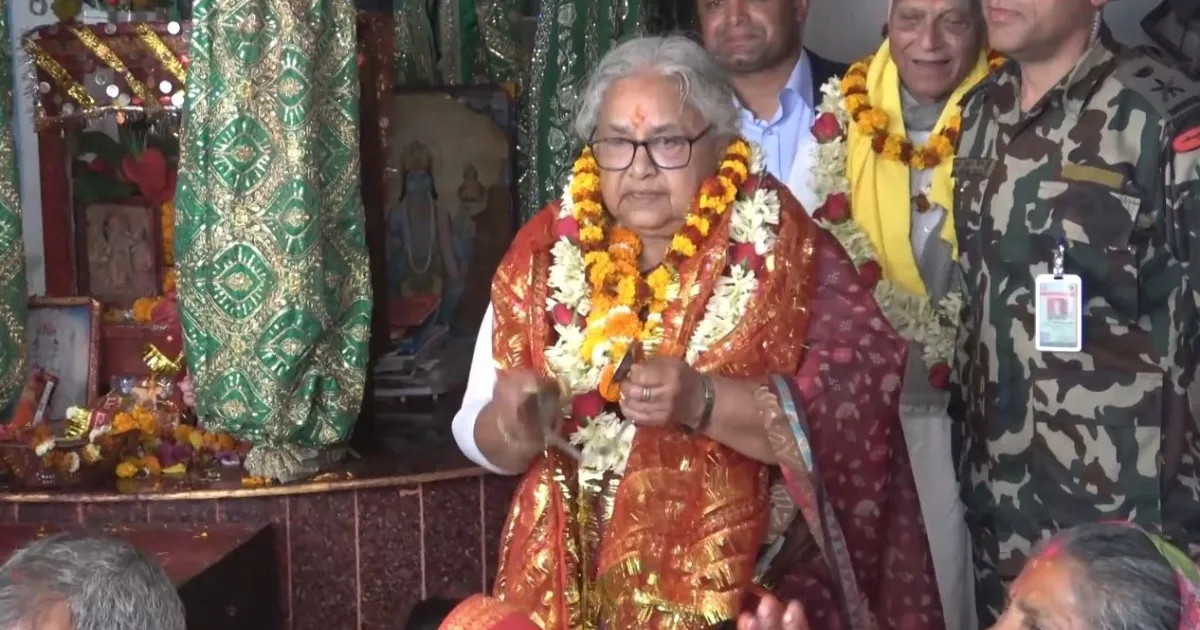 जानकी मन्दिरमा प्रधानमन्त्री सुशीला कार्कीको पूजा, जनकपुर भ्रमण ‘उपलब्धिमूलक’