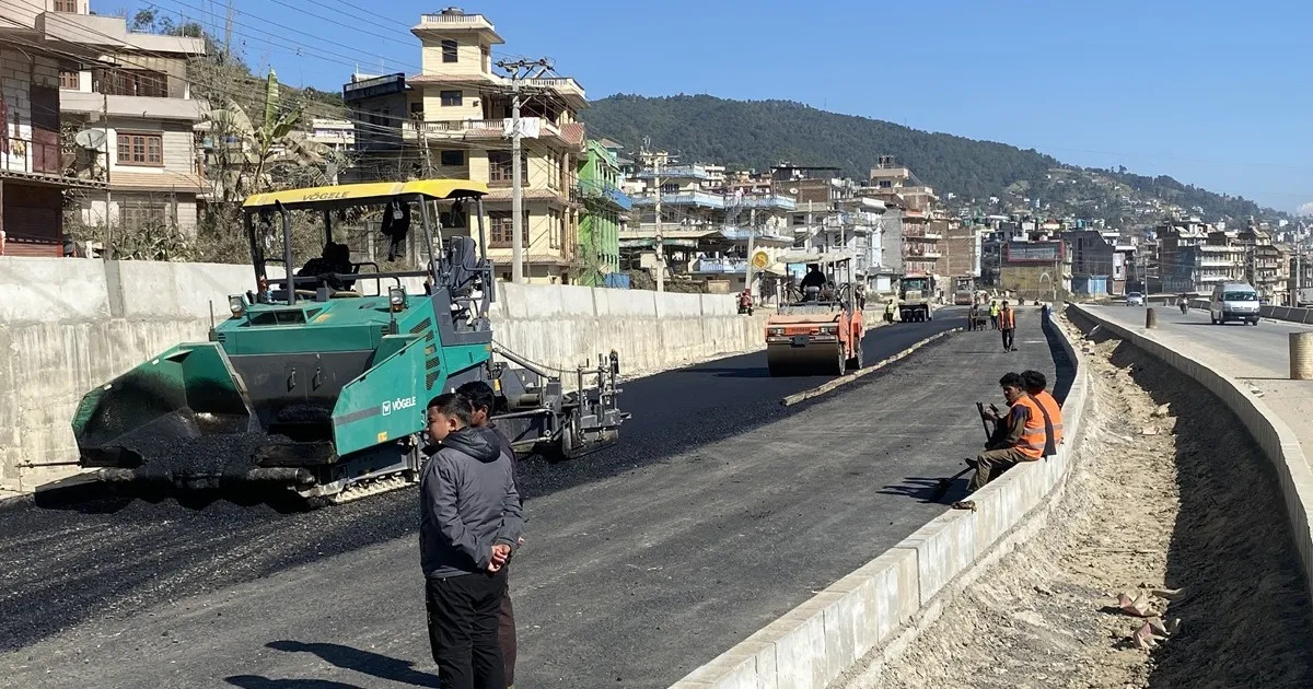 सूर्यविनायक-धुलिखेल सडक विस्तारकाे निर्माण कार्य तीव्र गतिमा ३ वर्षमा ६७ प्रतिशत भौतिक प्रगति पूरा