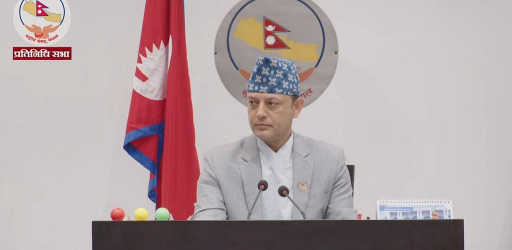 नवनिर्वाचित सभामुख अर्यालद्वारा प्रतिनिधिसभा बैठक सुरु