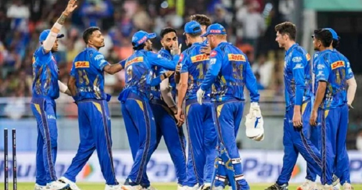 आईपीएल क्रिकेटमा मुम्बई इन्डियन्सकाे शानदार जित