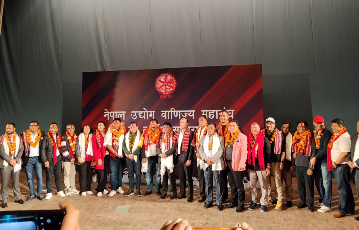 उद्योग वाणिज्य महासंघका नवनिर्वाचित अध्यक्ष श्रेष्ठद्वारा पदभार ग्रहण