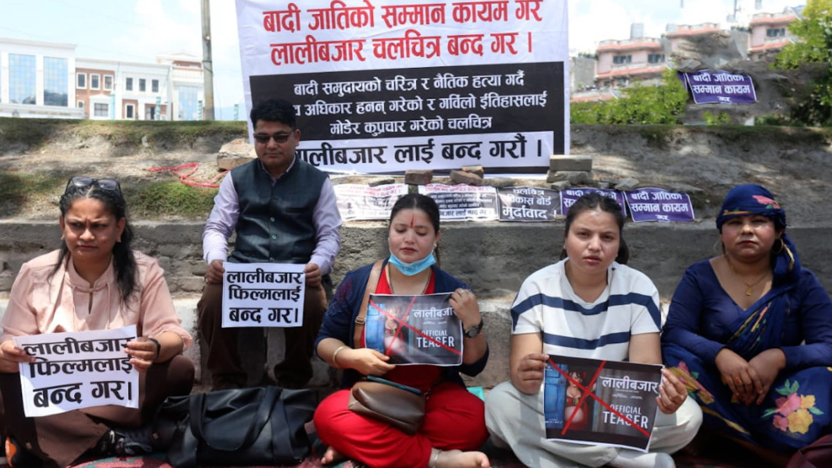 ‘लालीबजार’ चलचित्र प्रतिबन्धको माग गर्दै बादी समुदाय आन्दोलित