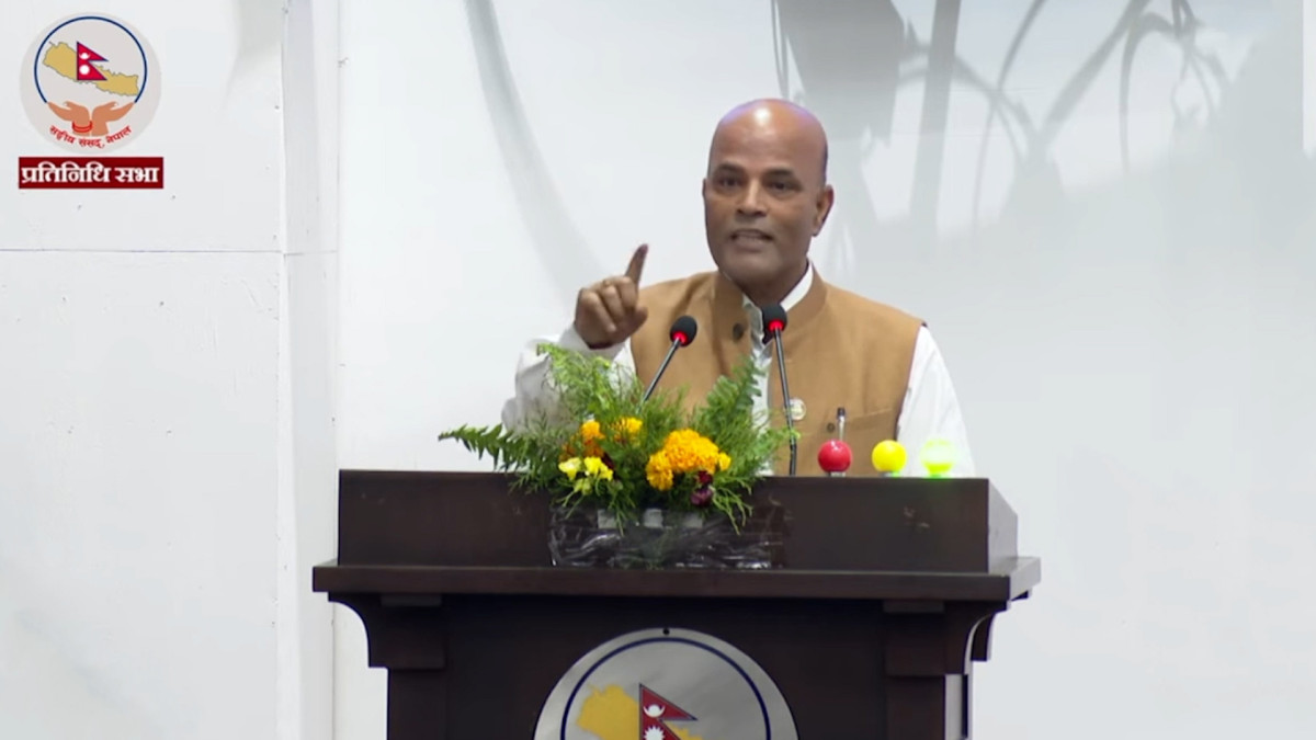 विनियोजन विधेयकमा अमरेश सिंहको आपत्ति, मधेस शब्द पनि उच्चारण नभएको जिकिर