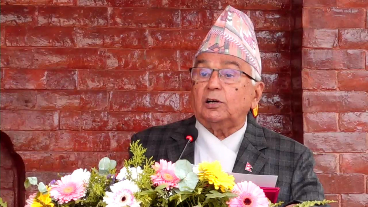 राज्यले कृषि क्षेत्रको विकासका लागि योजनावद्ध नीति ल्याउनुपर्नेमा राष्ट्रपति पौडेलकाे जाेड