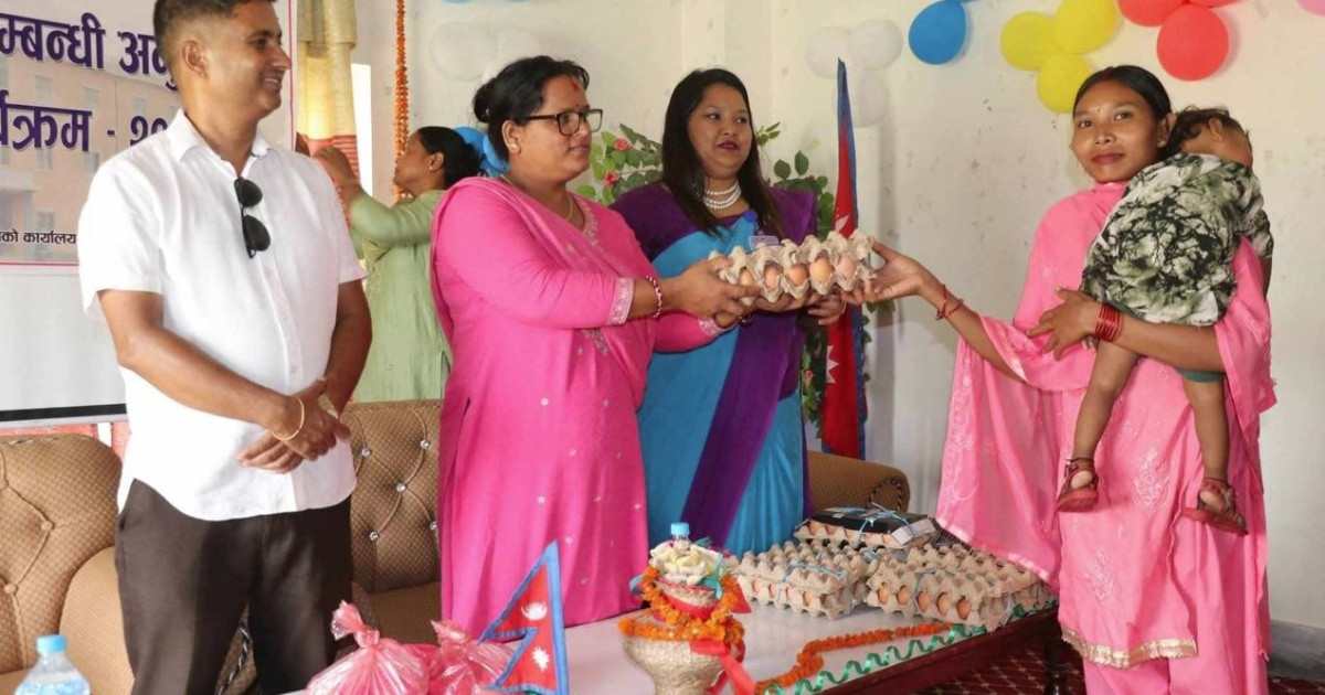 गढवामा कुपोषित बालबालिकाका अभिभावकलाई पोषण सम्बन्धी प्रशिक्षण