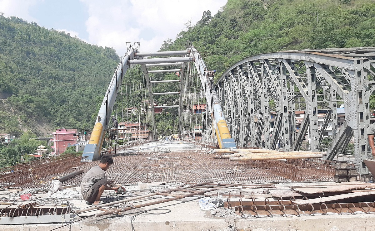 ‘सिग्नेचर व्रिज’ निर्माण अन्तिम चरणमा