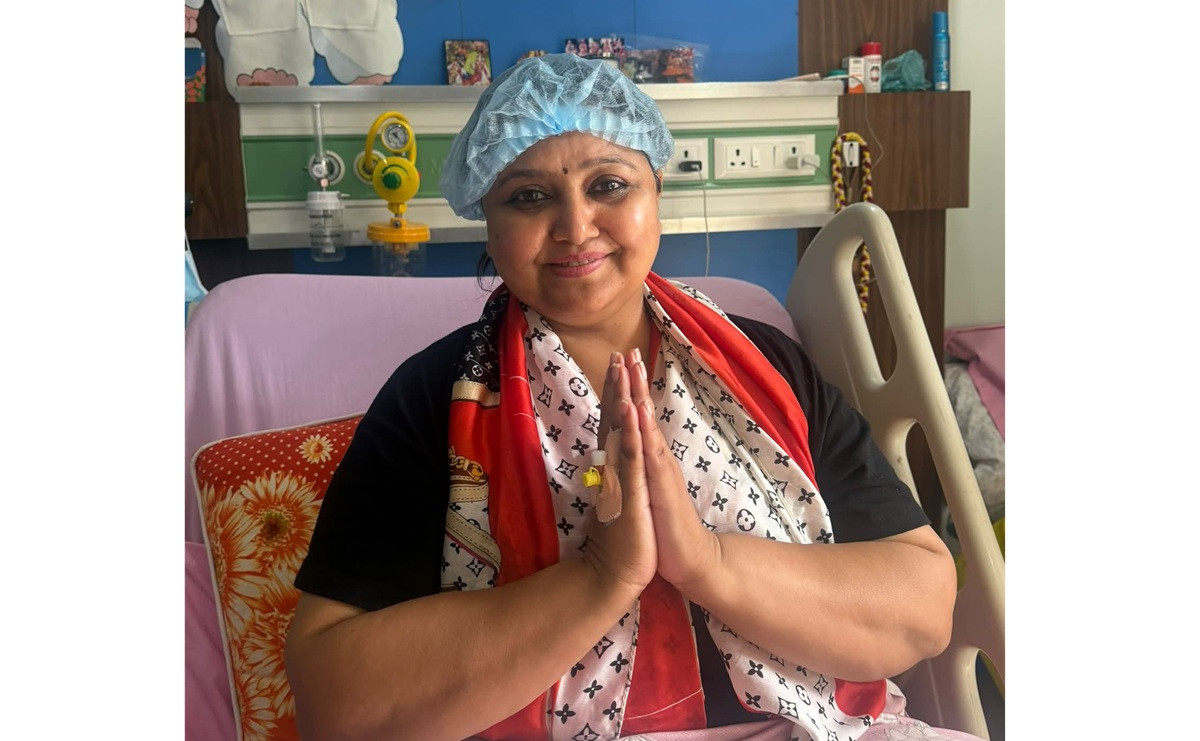 अभिनेत्री दीपाश्री निरौला डिस्चार्ज