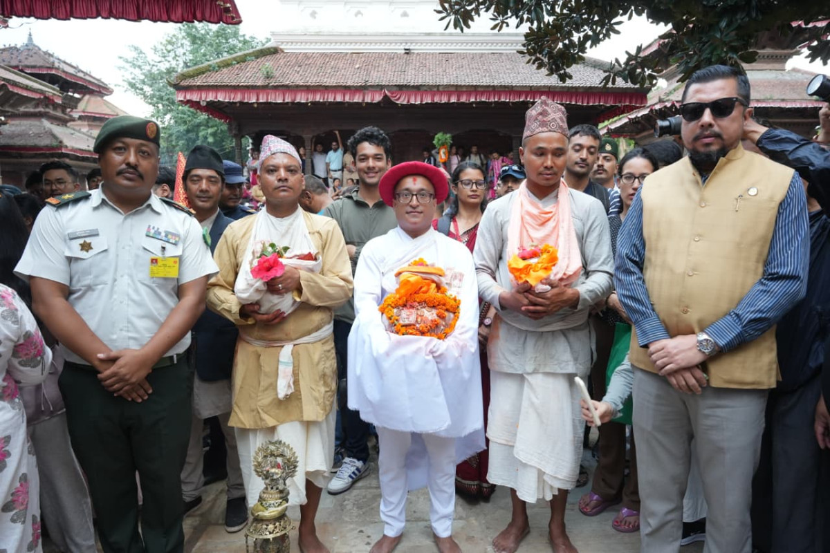 क्वाँटी पूर्णिमाको तयारीः हनुमानढोका ल्याइयो चाङ्गुनारायणको कलश