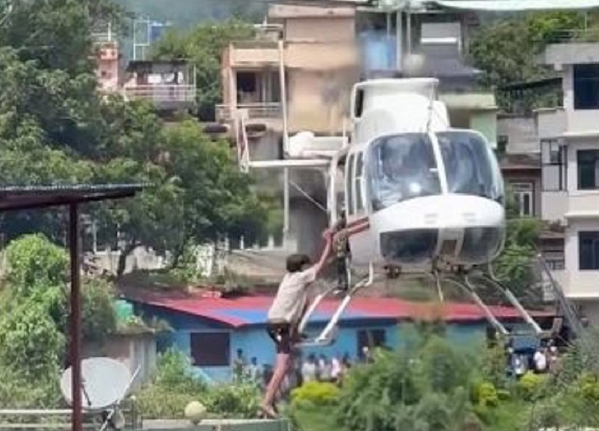 बिहानैबाट हेलिकप्टरमार्फत उद्धार जारी रहने