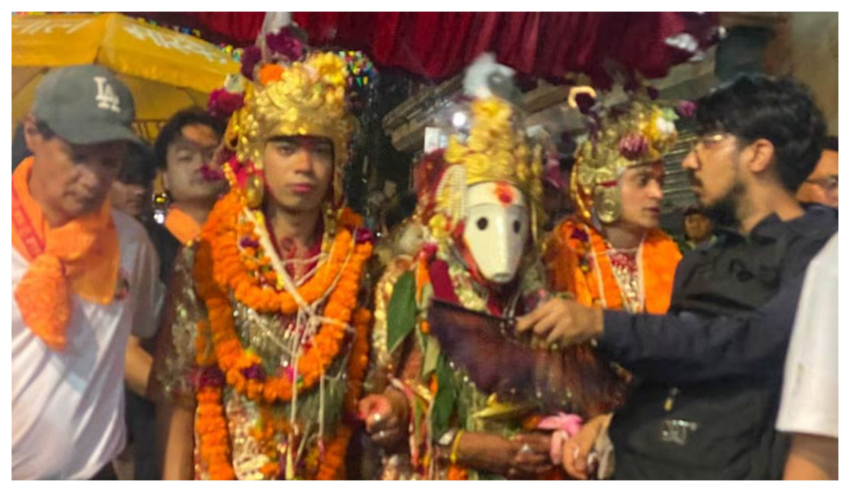 ललितपुरमा ऐतिहासिक नृसिंह जात्रा सम्पन्न