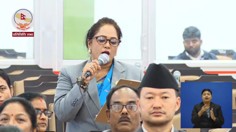एमाले सांसद खातुनको प्रश्नः सरकारको सुशासनको नारा कि ‘आसेपासे’ नियुक्ति ?