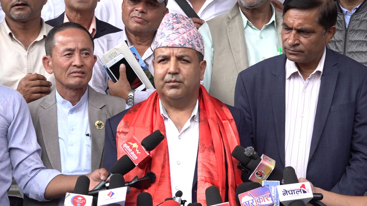 डा. सुनिल शर्माले गरे काँग्रेस महामन्त्रीमा उम्मेद्वारी घोषणा