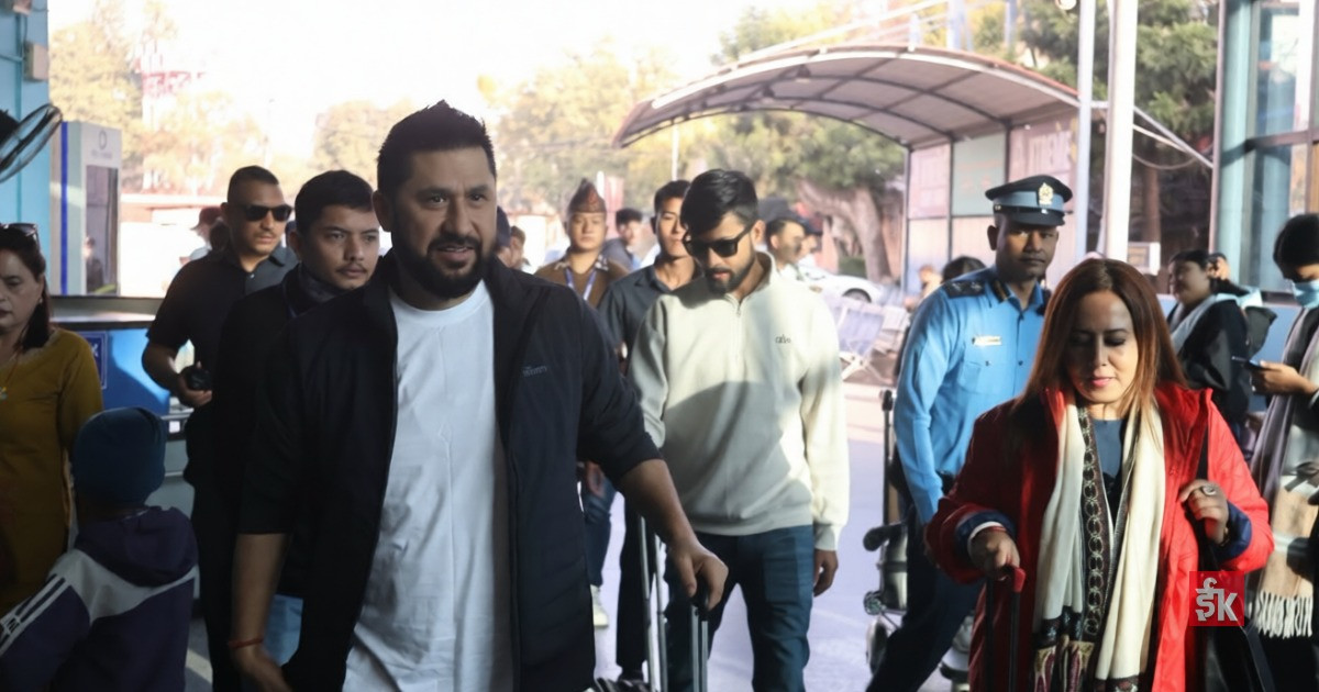 रास्वपा सभापति लामिछाने भारत प्रस्थान