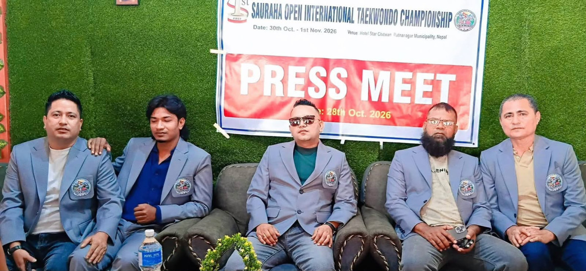 कात्तिक १३ देखि प्रथम सौराहा अन्तर्राष्ट्रिय तेक्वान्दो च्याम्पियनसिप