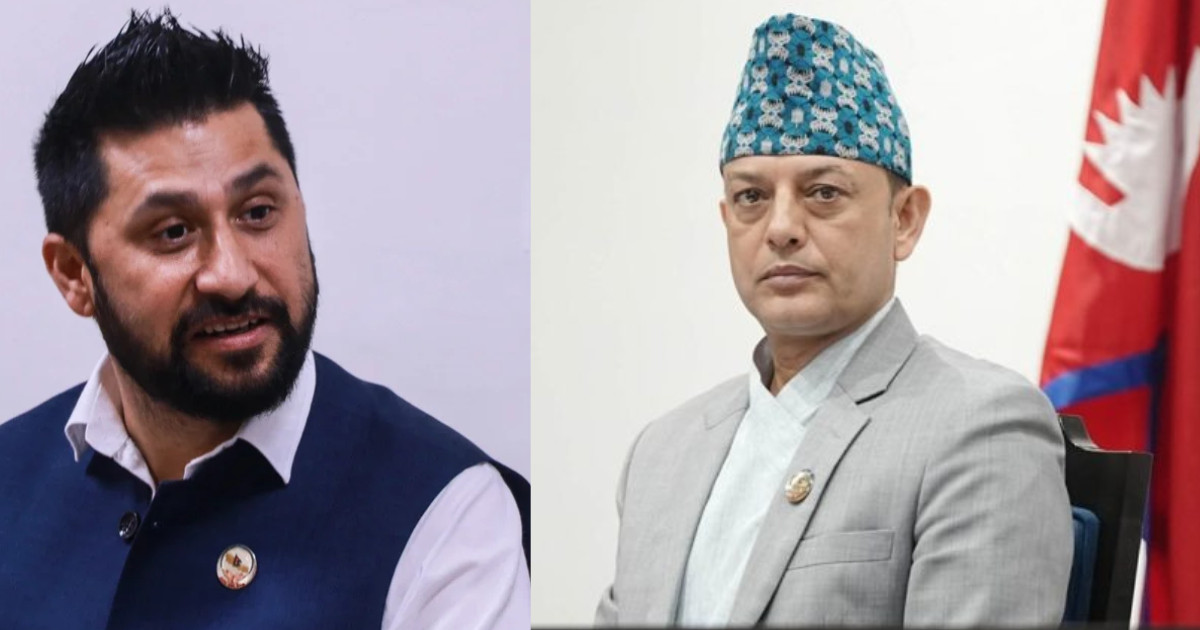 रास्वपा सभापति लामिछाने र सभामुख अर्यालबीच भेटवार्ता